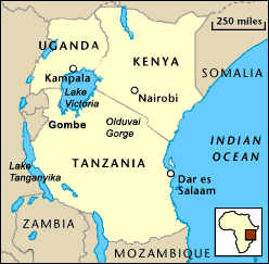 Map of Tanzania